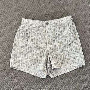 VRST Geometric Patterned Gray Shorts